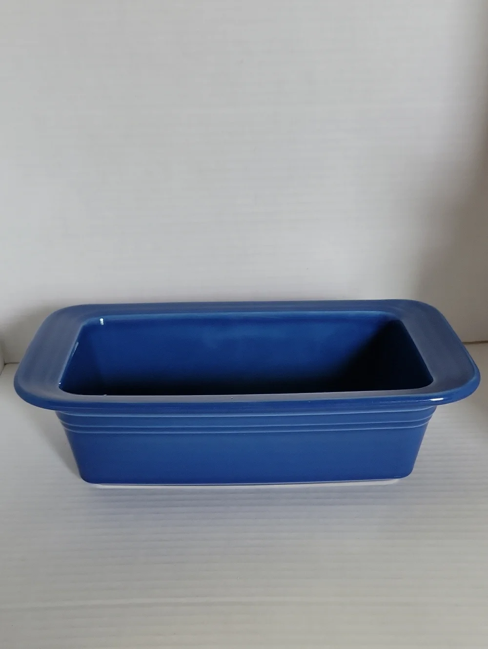 Fiestaware Fiesta Loaf Pan Baking Bakeware Cookware Bake Baker Dish Lapis Blue